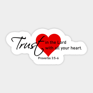 Trust in the Lord Sticker